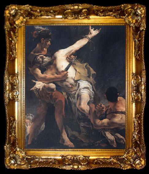 framed  PIAZZETTA, Giovanni Battista Maryrdom of St.Bartholomew, ta009-2